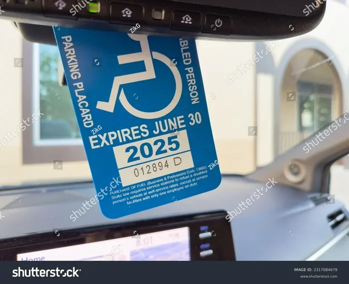 Can I Use My Handicap Placard in Another Car Today