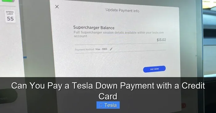 Can You Pay Tesla Down Payment With Your Credit Card